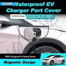 Capa Protetora Magnética à Prova d'Água para Porta de Carregamento DTH BYD Dolphin EV, Universal para Carregamento Exter