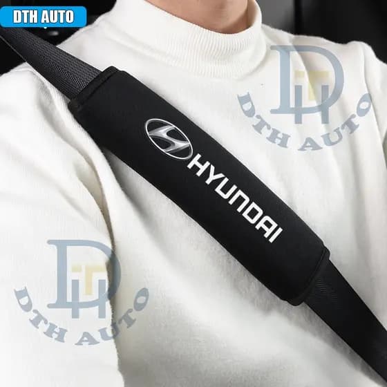 DTH 2 Peças Hyundai Cinto De Segurança Do Carro Arnês Alça De Ombro Almofada Capa De Para Acento Tucson Getz