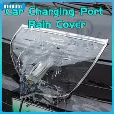 Capa Protetora à Prova de Chuva para Porta de Carregador DTH EV, Capa Magnética para Plugue de Carregador de Carro Elétr