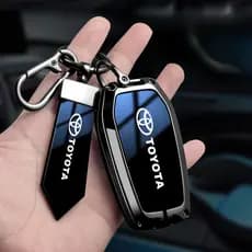 Capa Protetora para Chave Remota de Carro com Chaveiro para Toyota Camry Corolla Altis Innova RAV4 Corolla Cross