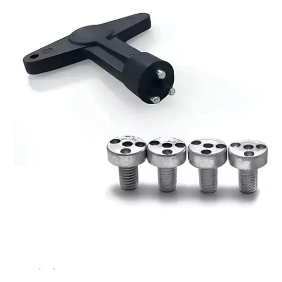 Jogo de Chave + Parafusos Para Calota GM Chevrolet Corsa Vecta Astra