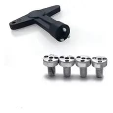 Jogo de Chave + Parafusos Para Calota GM Chevrolet Corsa Vecta Astra