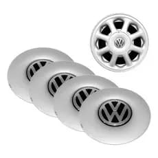 Kit Calota Santana 2000 Centro Miolo Tampa Roda Volkswagen