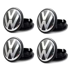 Kit 4 Calotinha Volkswagen Passat Jetta Amarok Golf Miolo Central Roda
