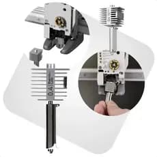 Nozzle Bico Hotend Aço Impressora Bambu A1 A1 Mini Original