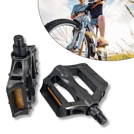 Par Pedal Plataforma Rosca padrão 9/16 – Alta Aderência e Resistência | MTB, Urbano, Speed