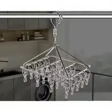 Varal 20 Prendedores Roupa Bebe meias Intima Para Calcinha Meia Cueca Reforçado inox 20 Prendedores