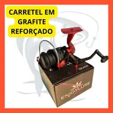 Molinete Pesca Esportiva SE 4000 CMIK 11 Rols Drag 6Kg - Carretel Grafite