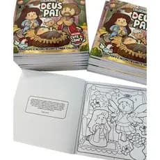 Livro Para Colorir - Colorindo Com Deus Pai - Livro Para Criança Livro Infantil