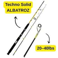 Vara De Pesca Albatroz New Solid 1,80m 20-40 LBS Pesca Esportiva