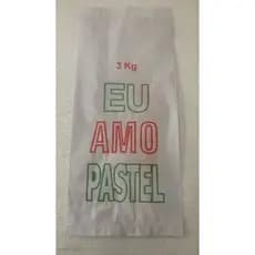 500 Sacos P/ Pastel 3kg - Barreira - com Barreira para Gordura