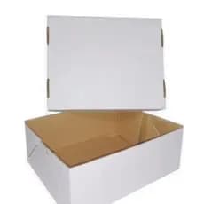 Kit 25 Caixas para Bolo de Papelão Reforçada (Base + Tampa) - Escolha o Tamanho