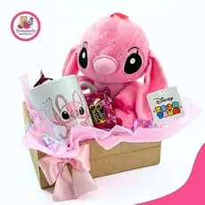 Kit Presente Angel Stitch com Caneca + Pelúcia 20cm + Chocolates  Sonho De Valsa – Fofo e Criativo