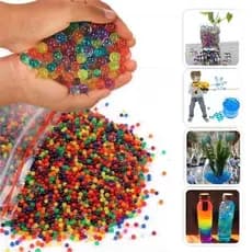Bolinha De Gel Cresce Na Água Kit com 15 Mil Bolinhas De Gel Orbeez COLORIDA/AZUL