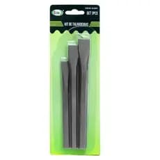 Kit 3 Talhadeiras Pequenas 1/2 3/8 5/8 de Aço Para Concreto - IDEA