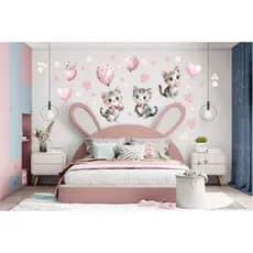 Gatinhos em Adesivo de Parede 🐱 | Estilo Divertido para Sua Decoração