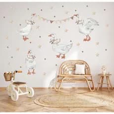 Adesivo Decorativo Ganso | Toque Antigo e Criativo para Sua Decoração