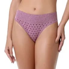 Calcinha Tanga Zee Rucci ZR0201 Jacquard 38 ao 56 Sem Costura Plus Size Corações Original