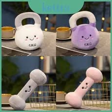 Haltere De Pelúcia Curto De Alta Qualidade E Brinquedos Kettlebell , Ótimos Para Presentes Divertidos De Treino