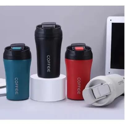 Copo Térmico de Café EM3890 - Cor vibrante para Manter sua Bebida Quente!