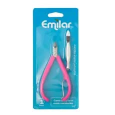 Alicate para Cutículas - Aço Inox Durável, Pinça Inclusa - Unhas Perfeitas com Precisão