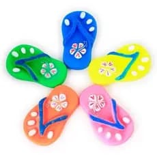 Brinquedo de Borracha Chinelo - Diversão Garantida para seu Pet! ZN 0043