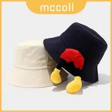 Chapéu De Aba Larga De Algodão Estilo Desenho Animado Mickey Guarda-Sol Para Roupas De Primavera E Verão