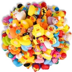 Brinquedo De Banho De Patos De Borracha Para Crianças , Variedade De Patinhos Jeep Dacking Piscina Floater Ducky Banheir