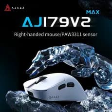 AJAZZ AJ179 v2 MAX Wireless Gaming e-Sport 1K Taxa De Poluagem Design Leve Sensor Ergonômico PAW3311