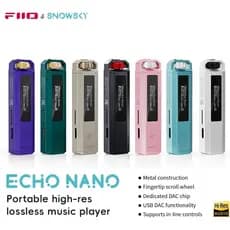 FiiO SnowSky Echo Nano Retro Portátil MP3 Player Com Roda De Rolagem Na Ponta Do Dedo , Saída De 3.5 Mm , DAC USB , Cont