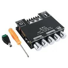 Placa Amplificadora De Potência De Áudio Bluetooth ZK-MT21 De 2.1 Canais 50W Alto-Falante2 + 100W Com Controle De Agudos