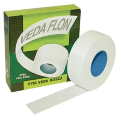 Fita Veda Rosca Vedaflon 18x10m Scopo - Vedação Segura e Resistência | Envio imediato