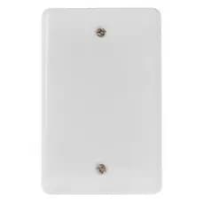Placa Cega 4x2 e 4x4 Stylus Branco Ilumi Acabamento Elétrico Envio Imediato