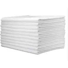 Pano de Chão Saco Alvejado 40x60 e 45x70 68g - Kit com 5 unidades LimpoPlus – envio imediato
