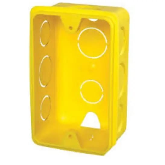 Caixa de Luz 4x2 Amarela – KRONA