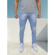 Calça Jeans Skinny Masculina Elastano Lycra