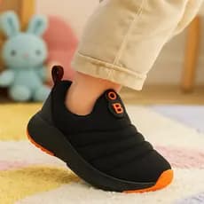 Tênis Infantil Calce Facil Slip On Meia Enfiar o Pé Tênis Escolar Menino Menina Para Lazer Brincar