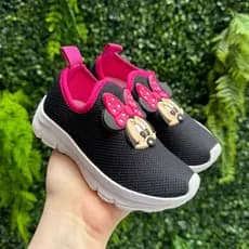 Tênis Infantil Baby Juvenil Personagens Menino Menina Slip On Antiderrapante Seguro Macio Leve
