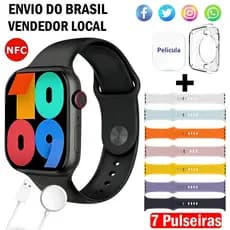 Smartwatch Relógio Inteligente S20 PRO MAX 2026 Nova Série 10Amoled Chamadas Bluetooth, Rastreamento de Saúde Smartwatch