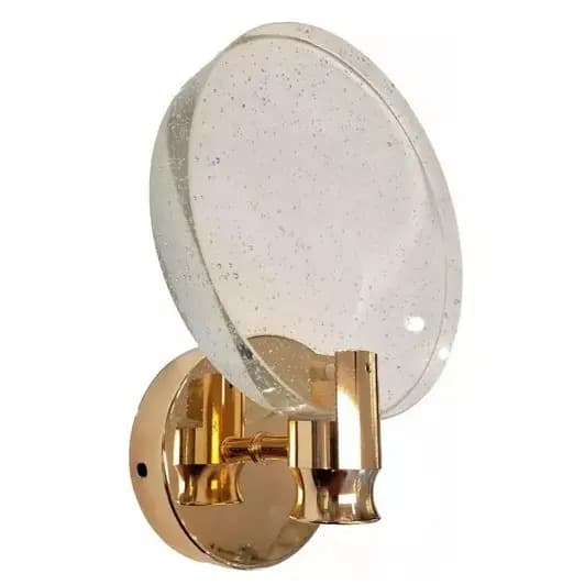 Luminária Arandela Led Cristal 3 Cores branco quente/ branco neutro/ branco frio 3500k/4000K/6000K Parede Bolha Redonda