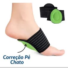 Par Palmilha Arco Plantar Fascite Alívio Dor Ortopédica