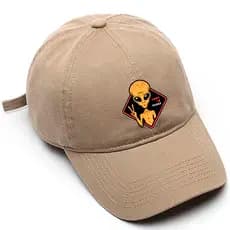 Boné de beisebol Masculino Preto Bege Branco Came In Peace Tamanho Único
