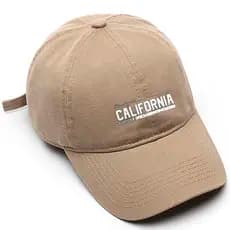 Boné de beisebol Masculino Preto Bege Branco California Los Angeles Tamanho Único