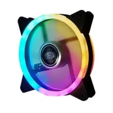 Cooler Fan Led Dex Dx-12w Rgb Dupla Face 120mm Com 18 Led