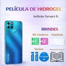 Película Hidrogel Infinix Smart 6 - ESCOLHA: HD ou PRIVACIDADE | Ler Descrição