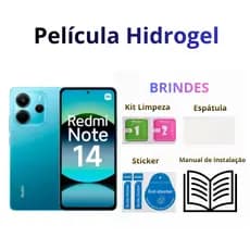 Película Hidrogel Redmi Note 14 4g Frontal - ESCOLHA HD ou PRIVACIDADE | Ler Descrição