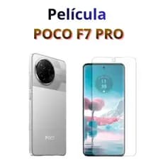 Película Hidrogel Poco F7 Pro - ESCOLHA HD ou PRIVACIDADE + Brindes