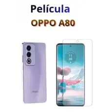 Película Oppo A80 Hidrogel HD | Privativa + KIT LIMPEZA
