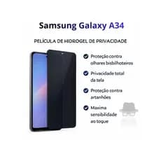 Película Hidrogel Privacidade Samsung Galaxy A34