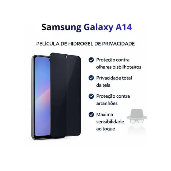 Película Hidrogel Privacidade Samsung Galaxy A14